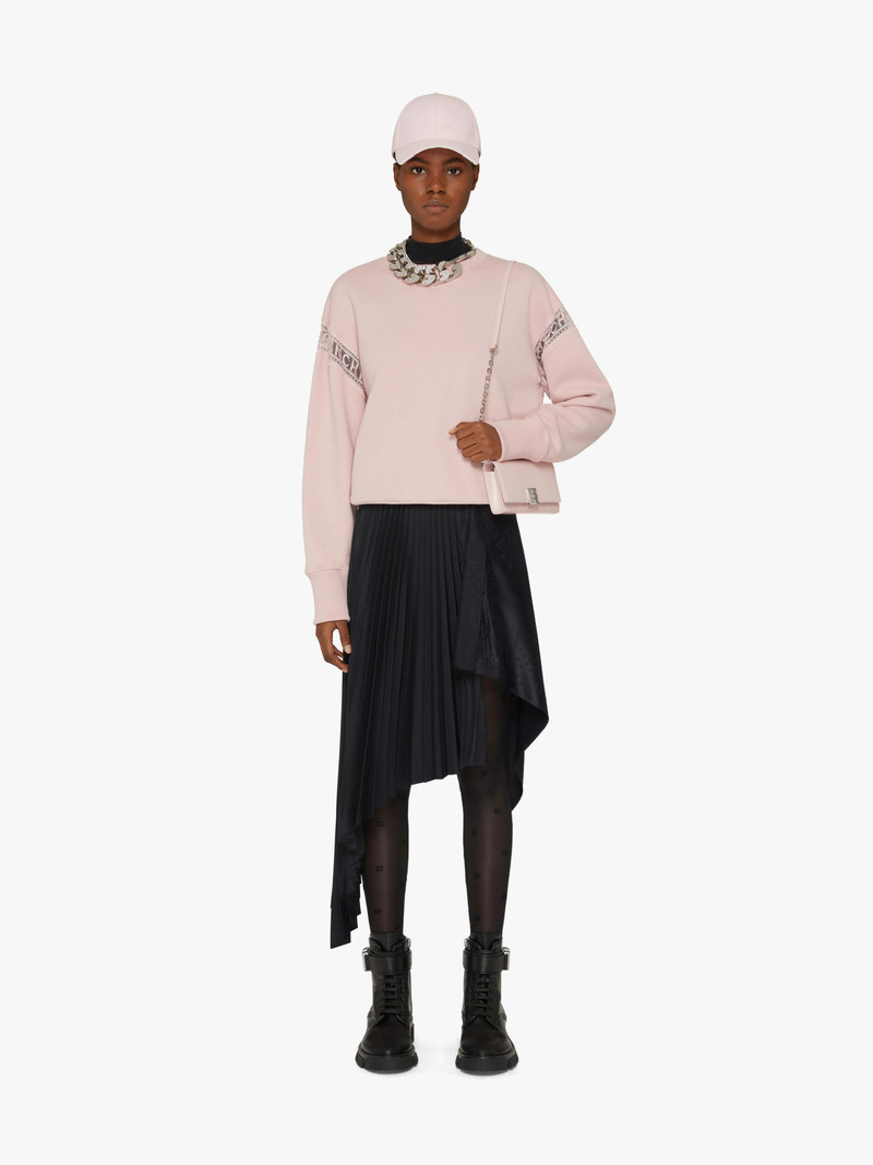 Givenchy GIVENCHY SWEATSHIRT WITH LACE WEBBING outlook