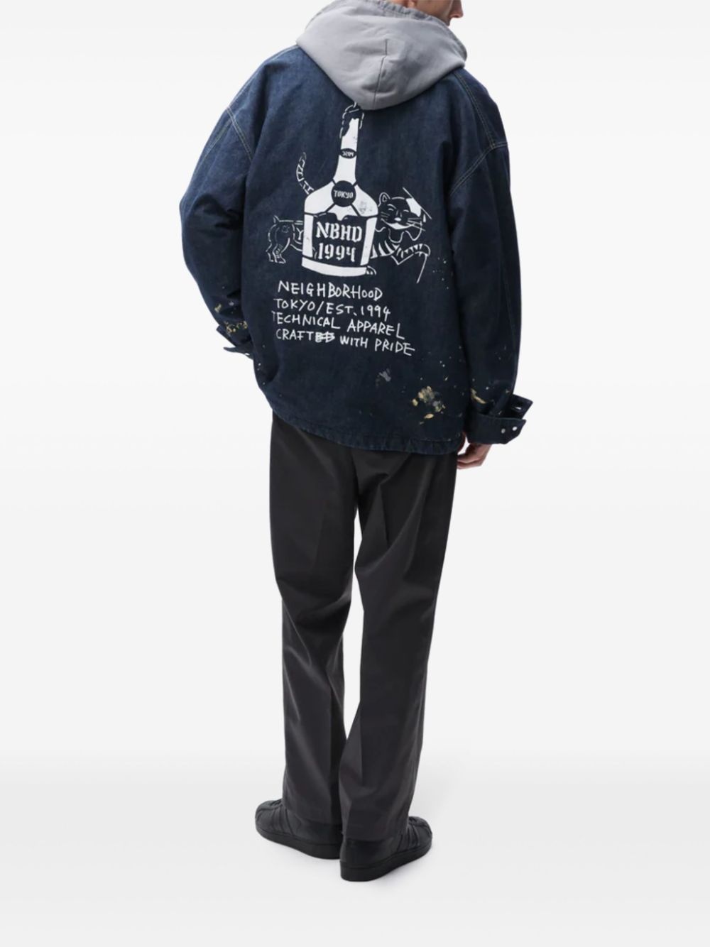 CORDUROY-COLLAR WASHED JACKET - 3