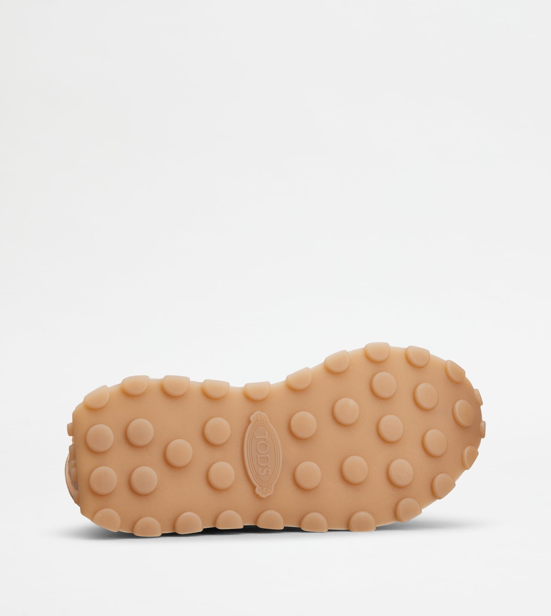 SNEAKERS IN SUEDE AND FABRIC - BEIGE, ORANGE - 4
