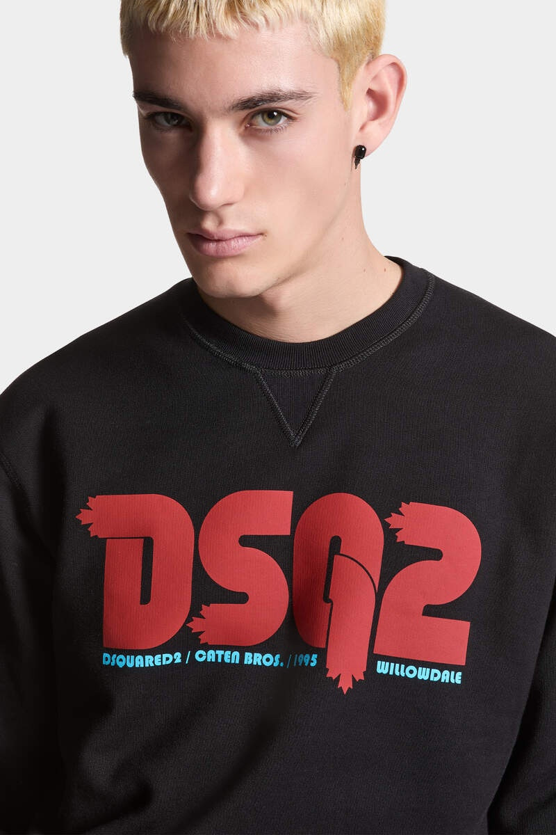 DSQ2 BRUSHED FLEECE COOL FIT SWEATSHIRT 5