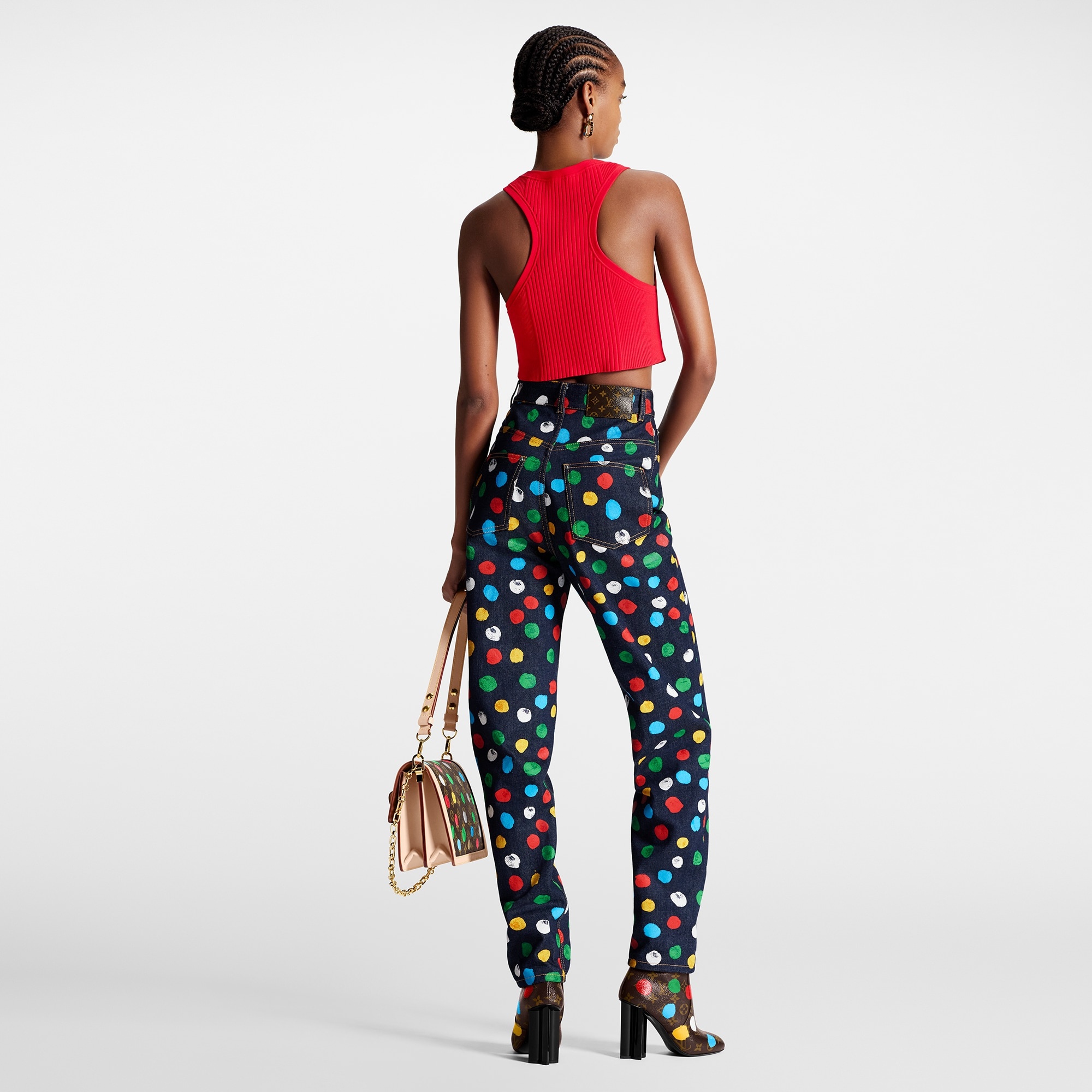 LV x YK Painted Dots Jeans - 3