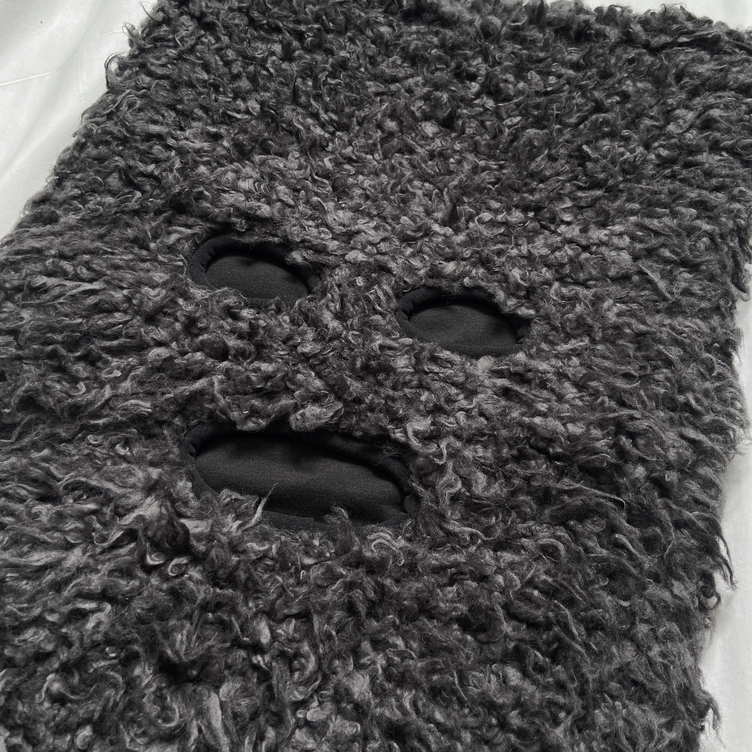 Y-3 Fall 2014 Yohji Yamamoto X Adidas Fur Balaclava Neckwarmer - 8