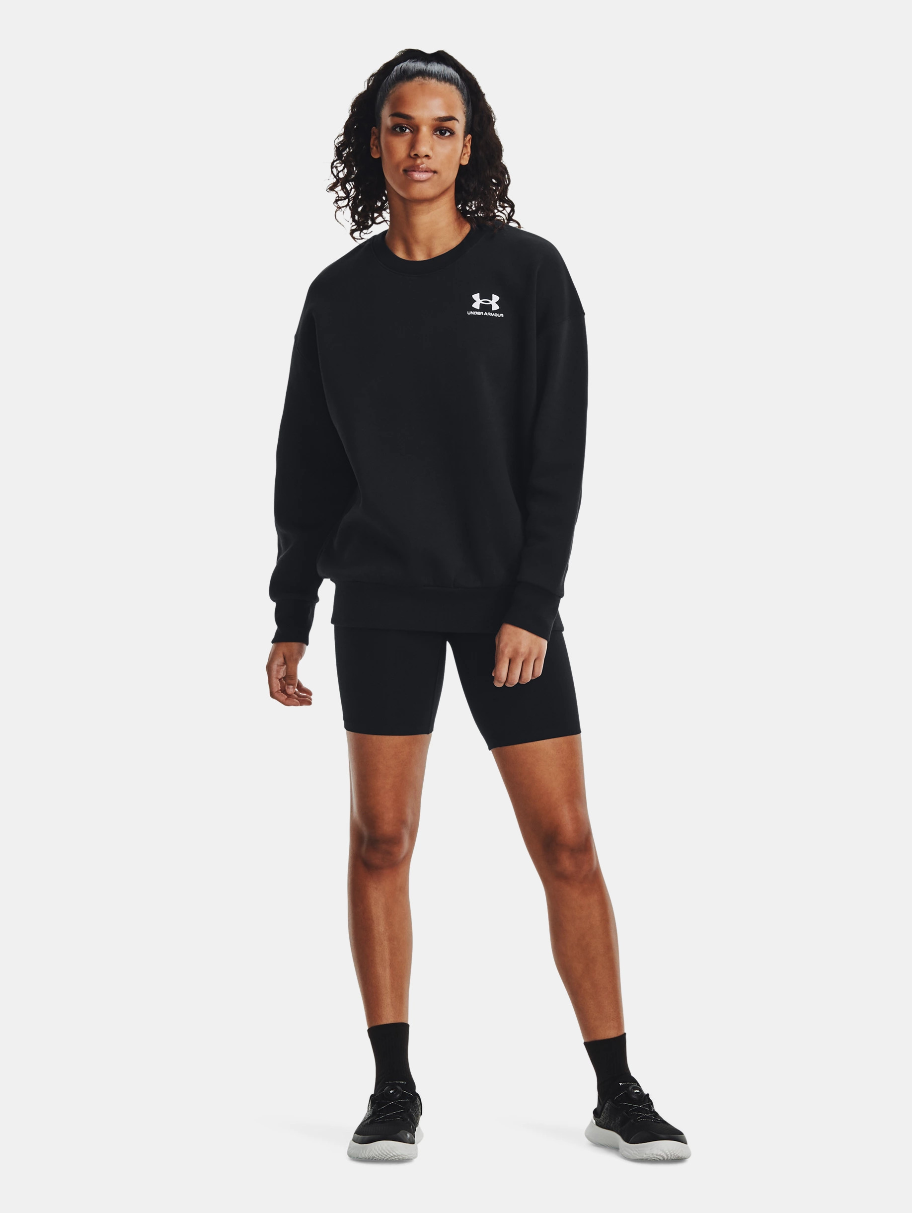 Women's UA Icon Fleece Oversized Crew - 5