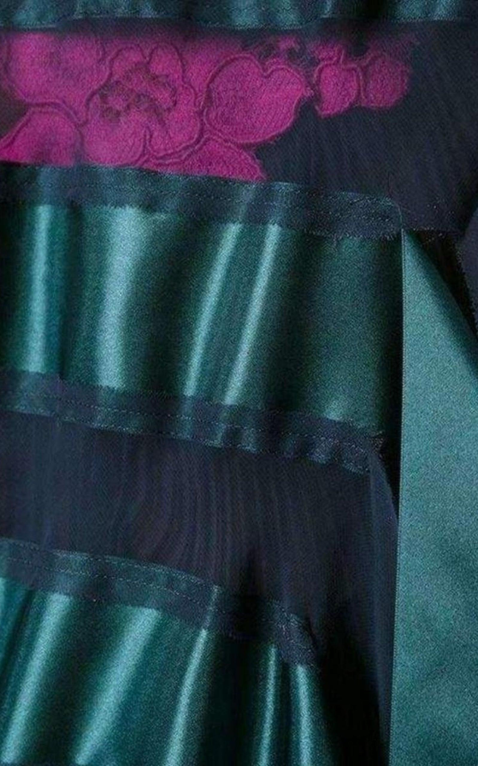 Transparent Stripe Panel Dress - 5