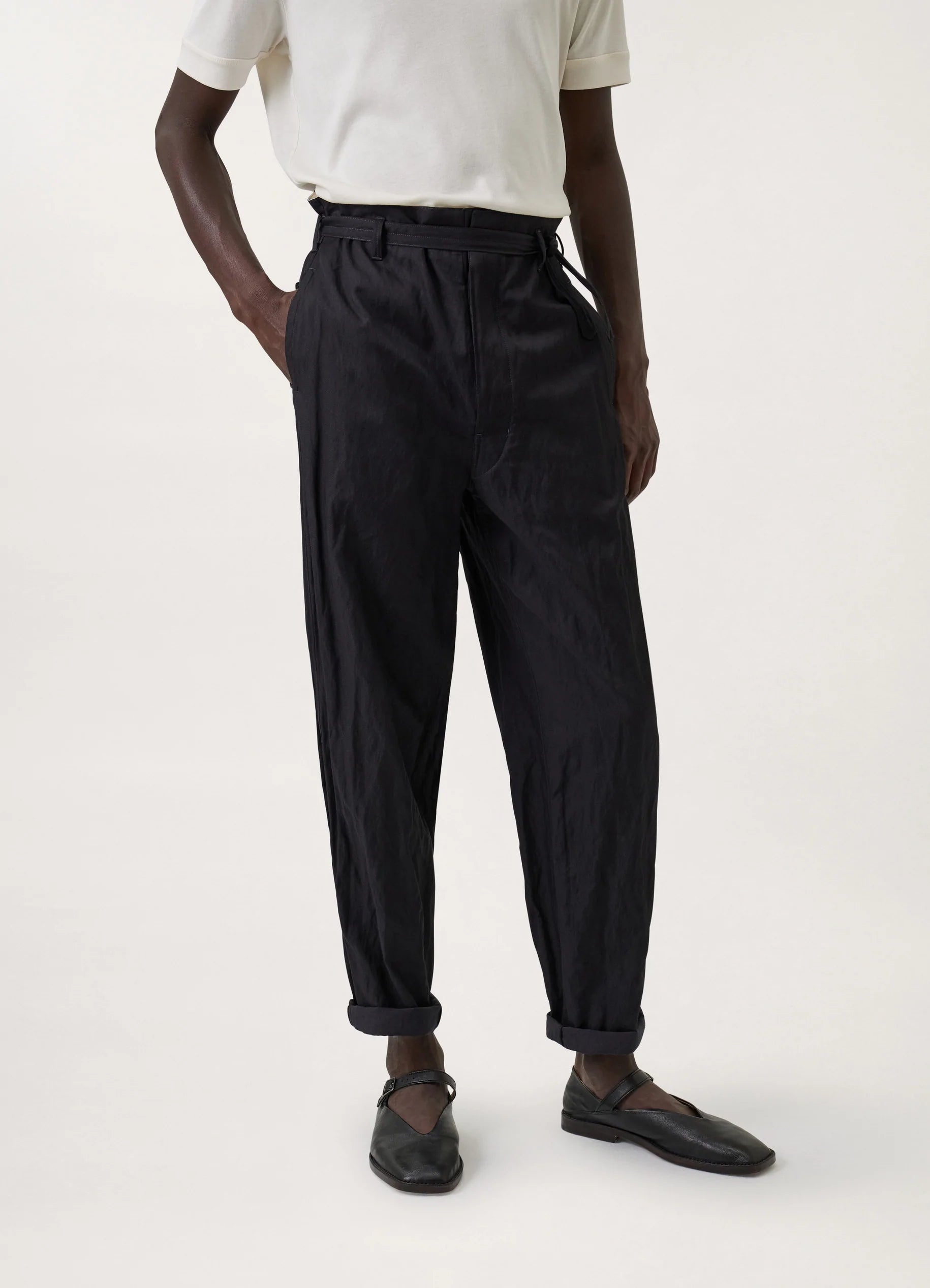 LOOSE CHINO PANTS
VISCOSE COTTON - 4