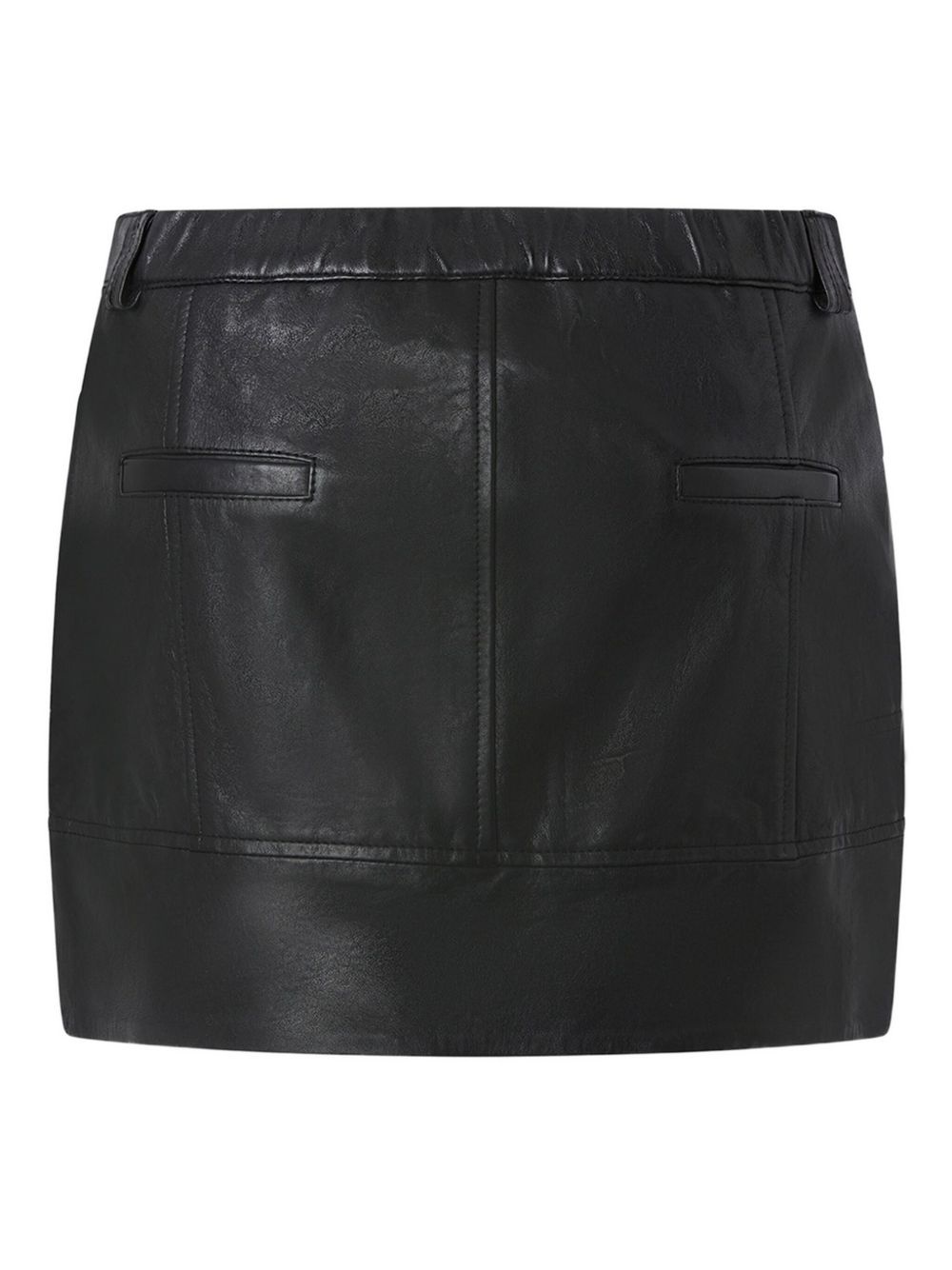 leather miniskirt - 2