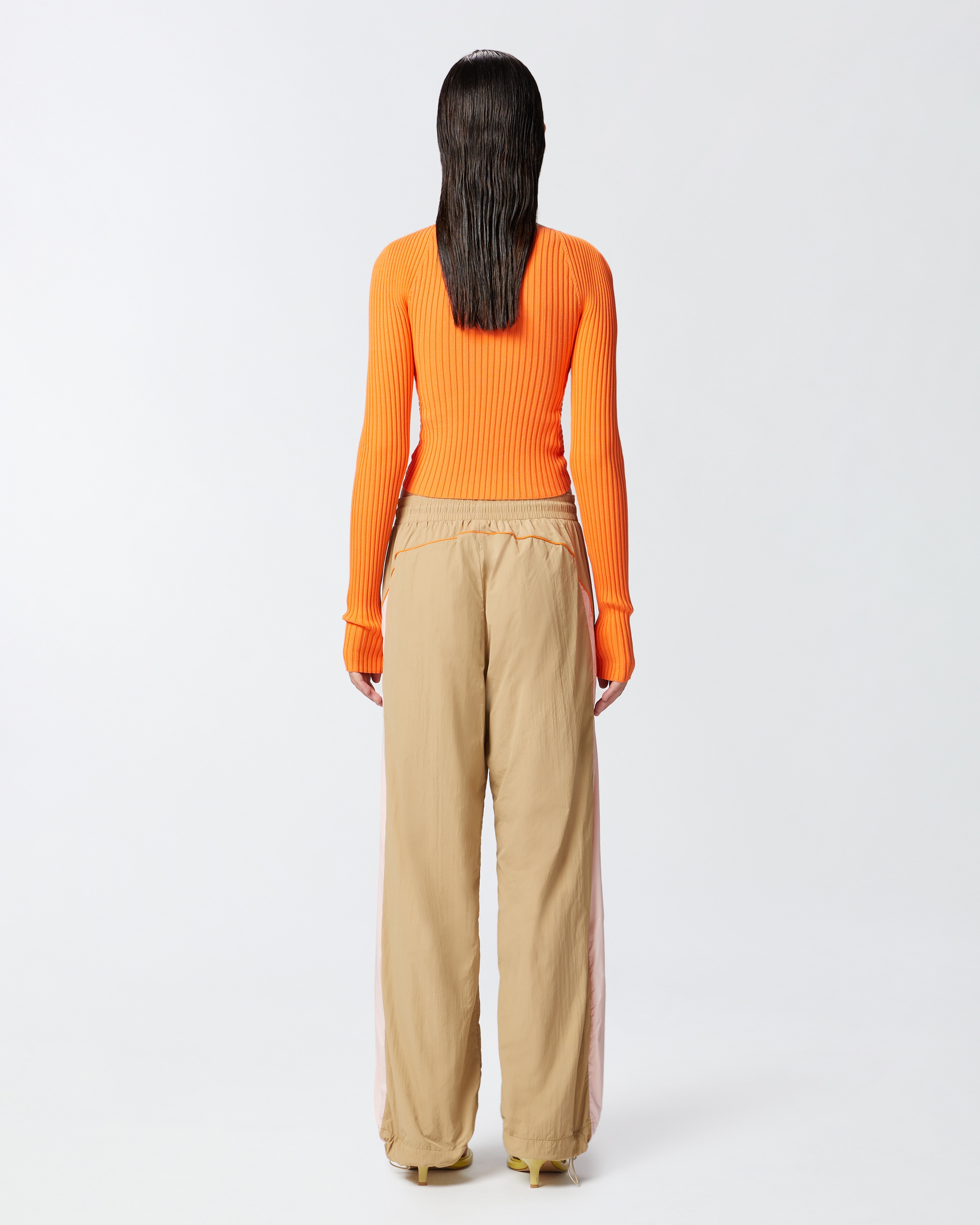 TECHNICAL CANVAS JOGGERS WITH SIDE BAND - 4