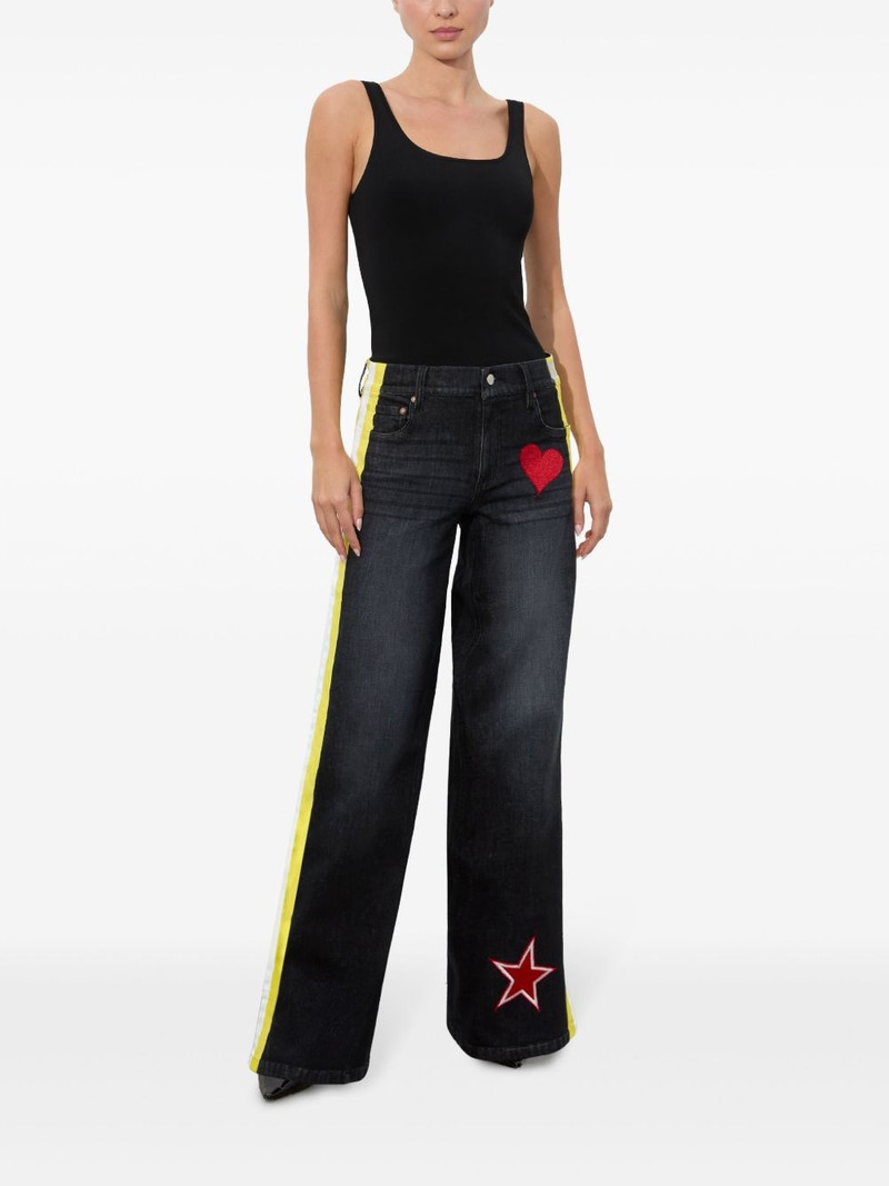 Alice + Olivia Trish jeans outlook