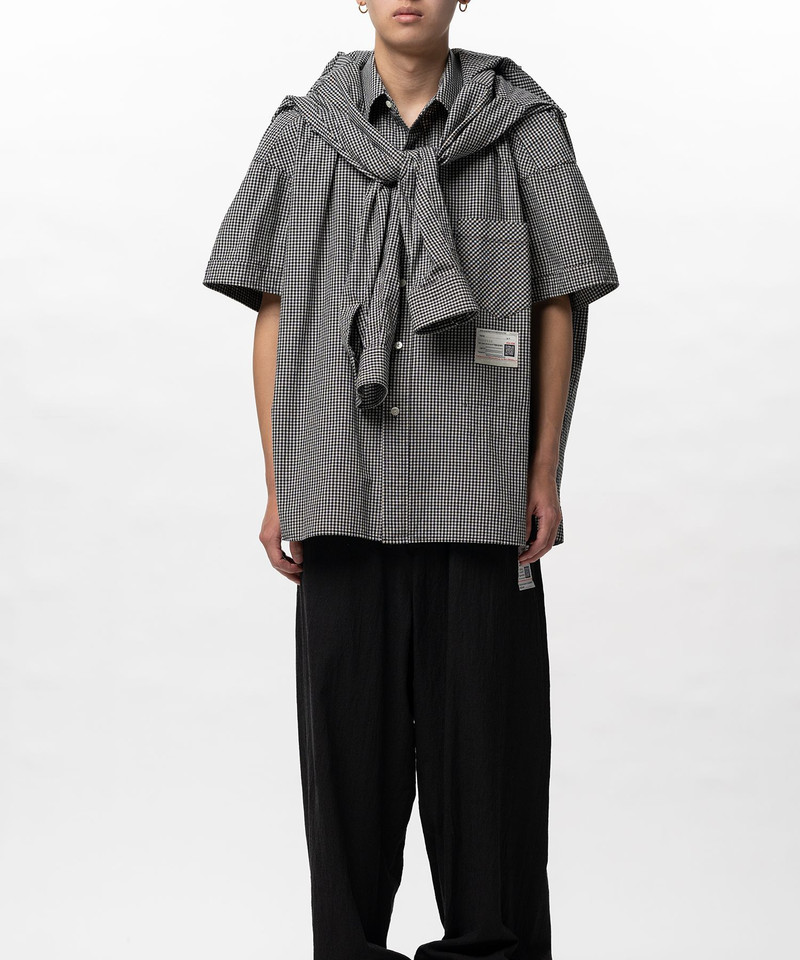 Sleeve Layered Check Shirt 3