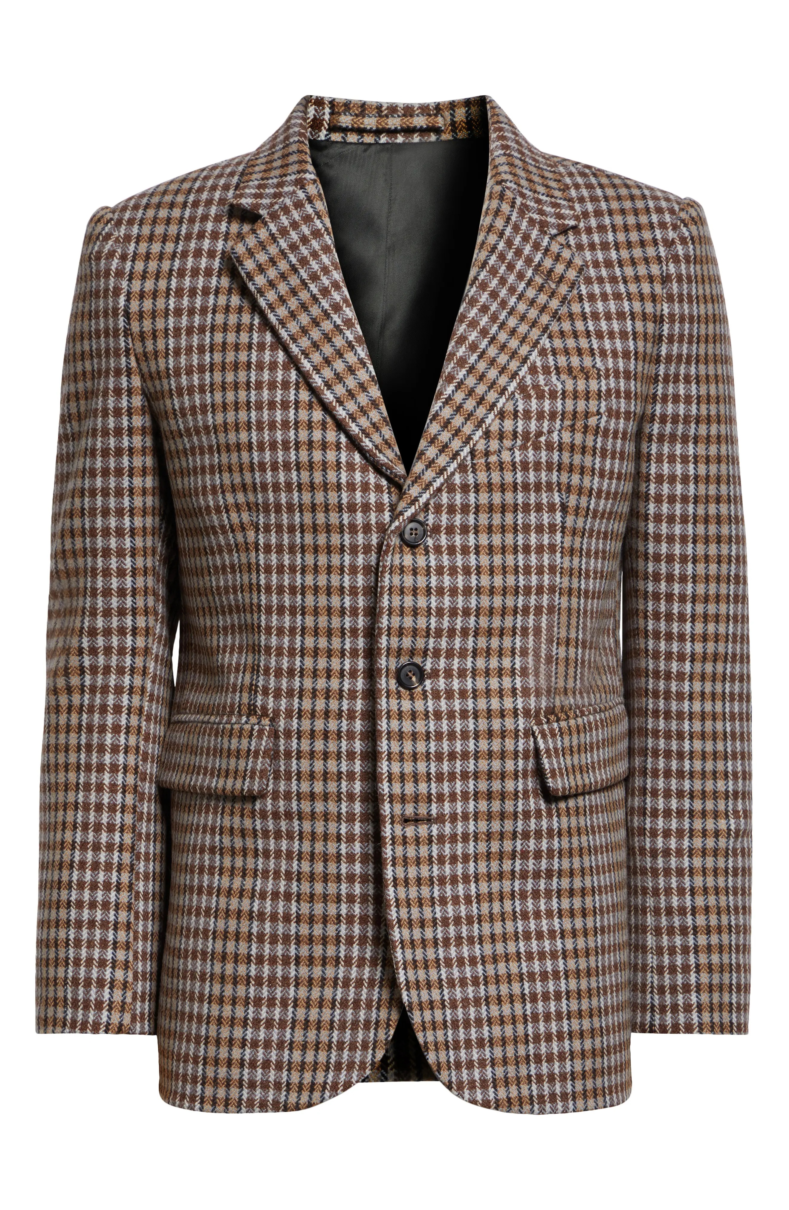 Marston Check Merino Wool Tweed Suit Jacket - 6