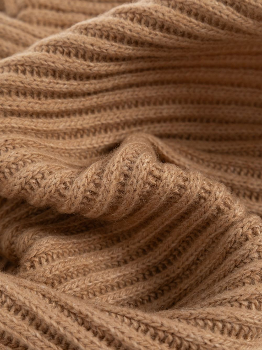 ribbed logo scarf - 3