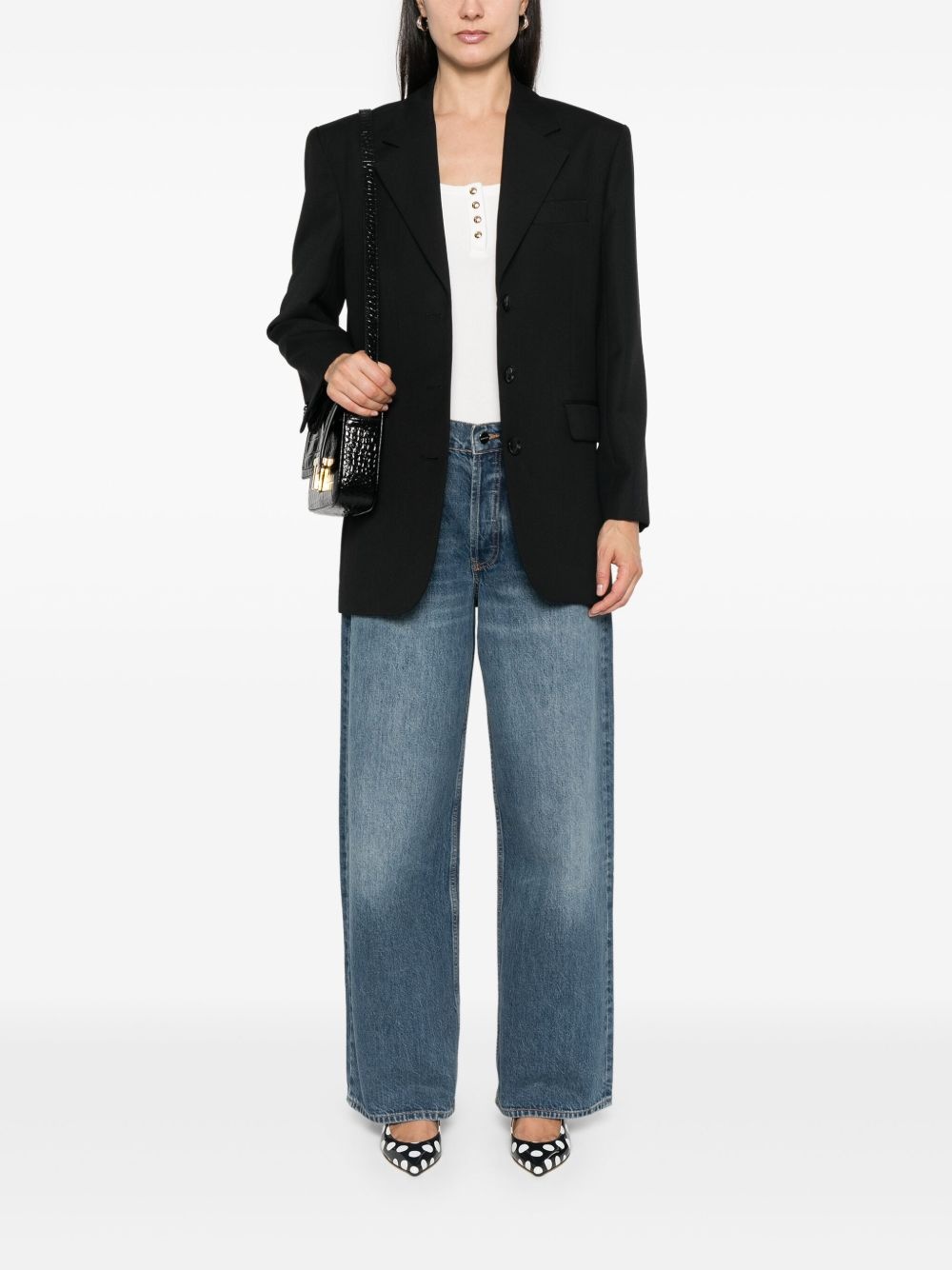 wide-leg jeans - 2