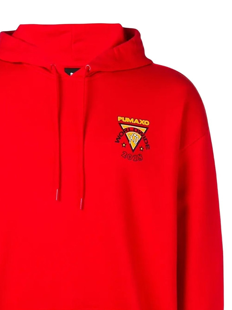PUMA X XO logo printed hoodie outlook