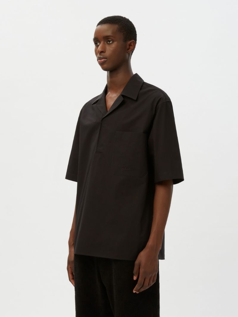 logo-embroidered short-sleeve shirt - 4