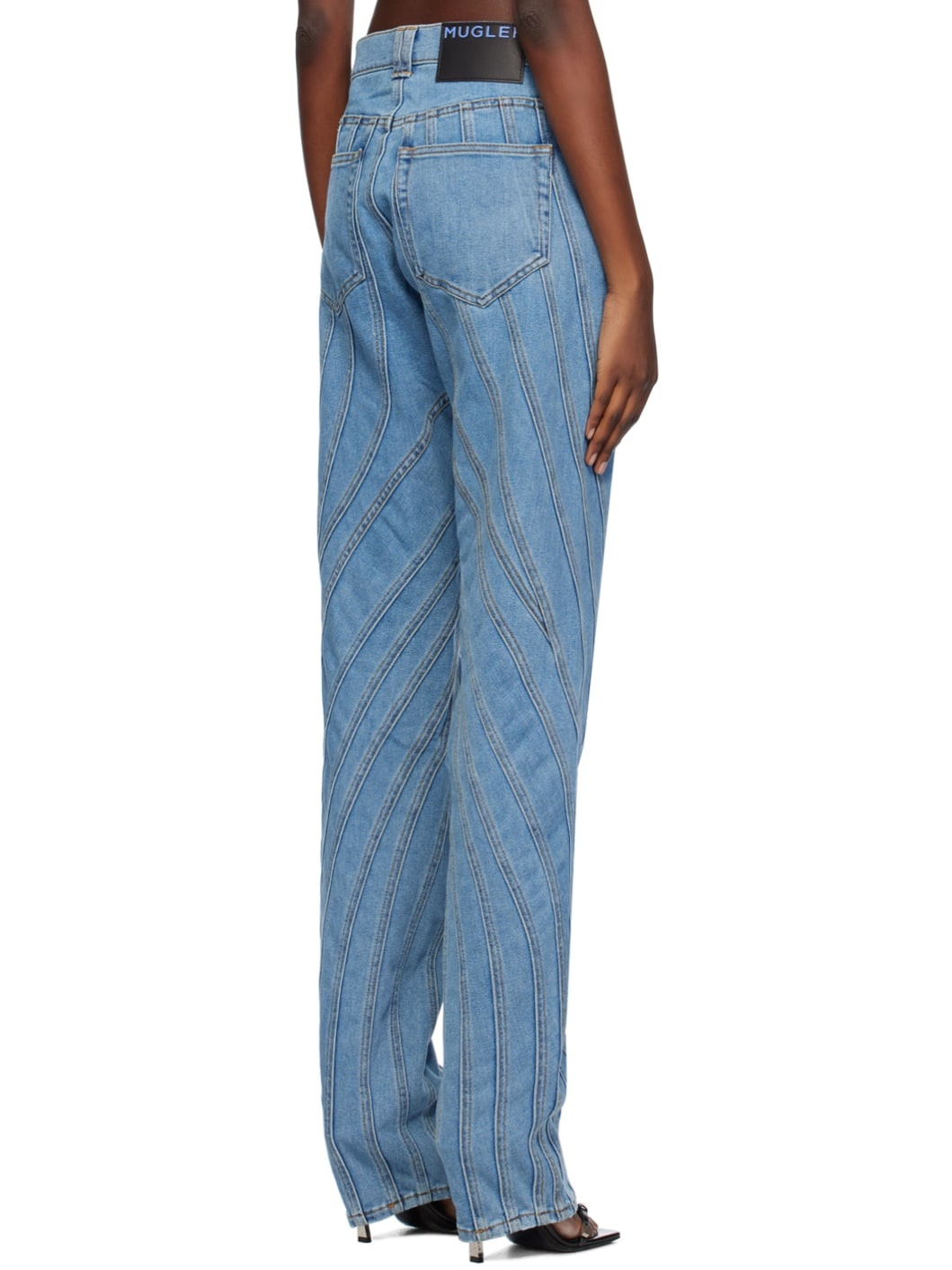 Blue Spiral Jeans - 3