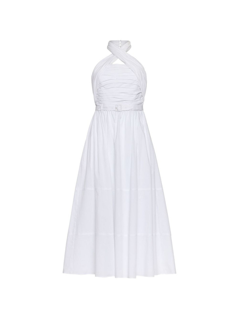 Marcie halterneck-belted dress 1