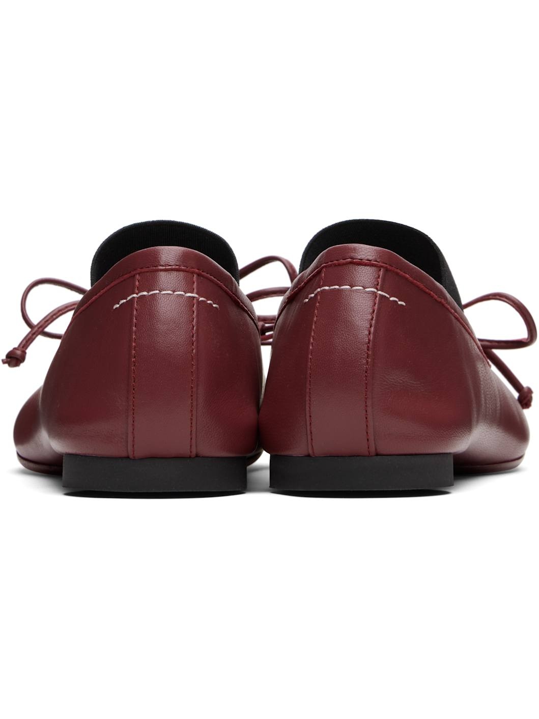 Burgundy Anatomic Numeric Ballerina Flats - 2