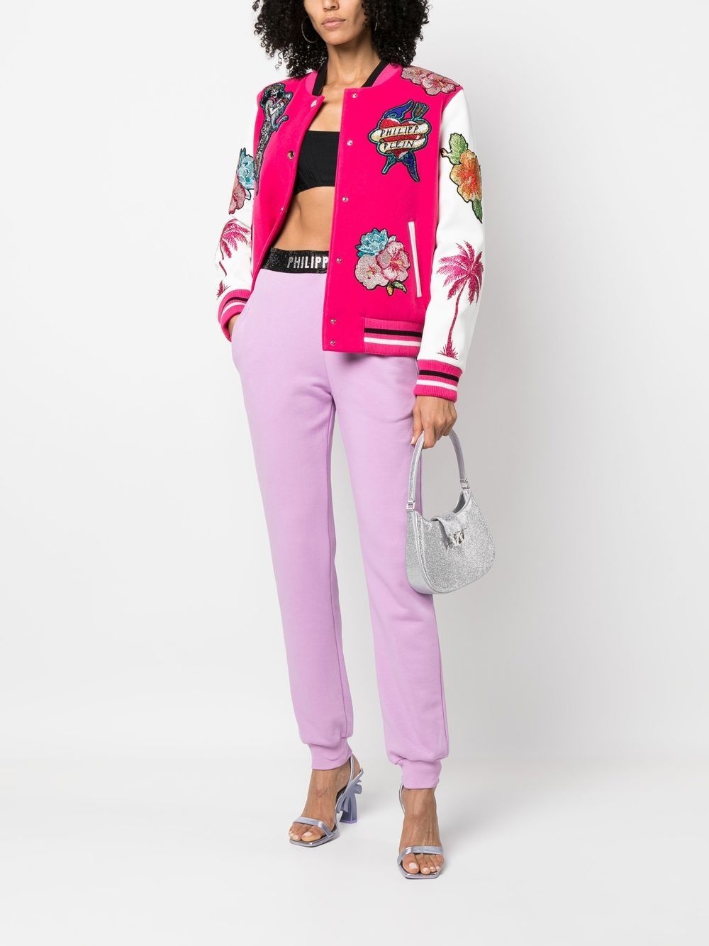 logo-waistband track trousers - 2