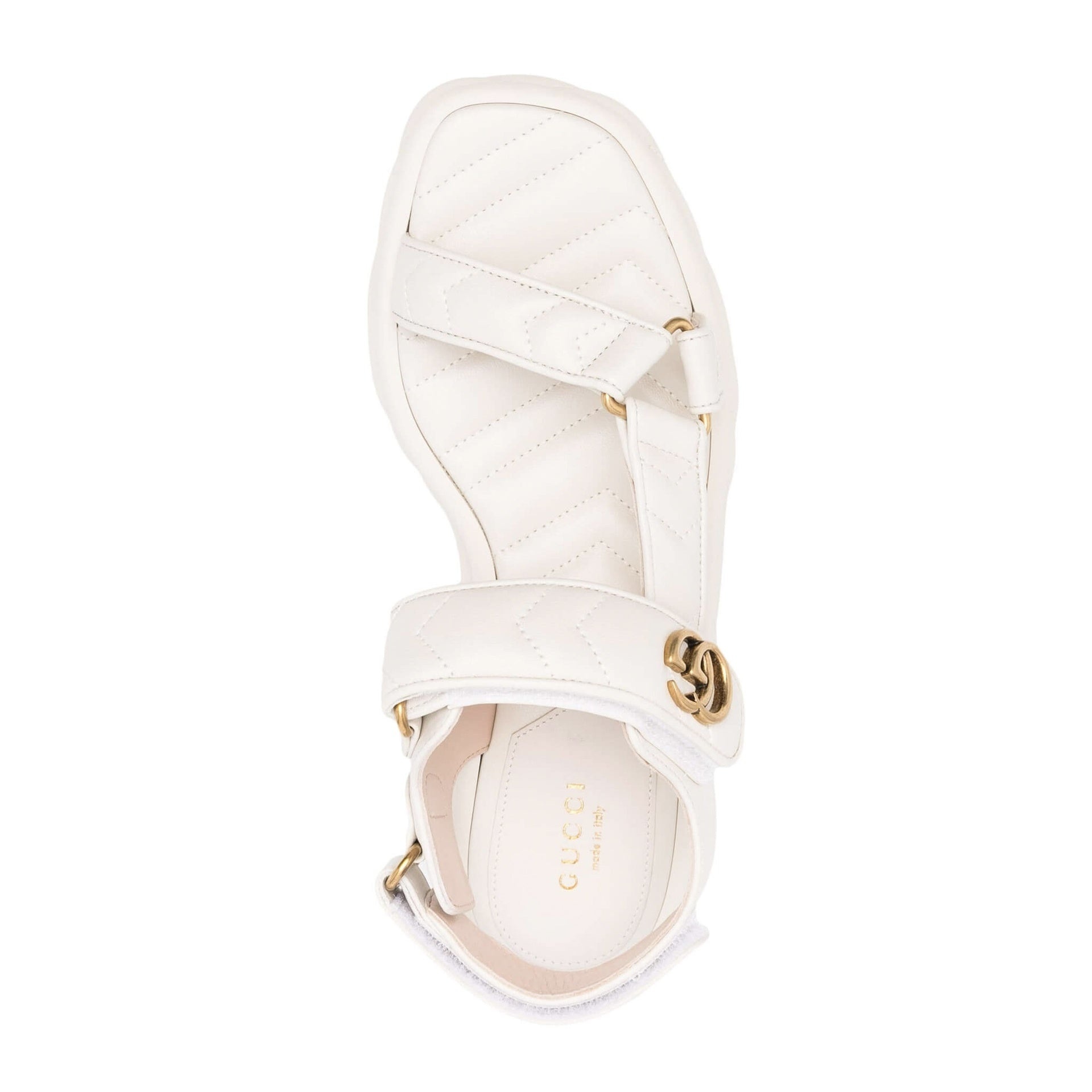 Gucci Leather Double G Sandals - 4