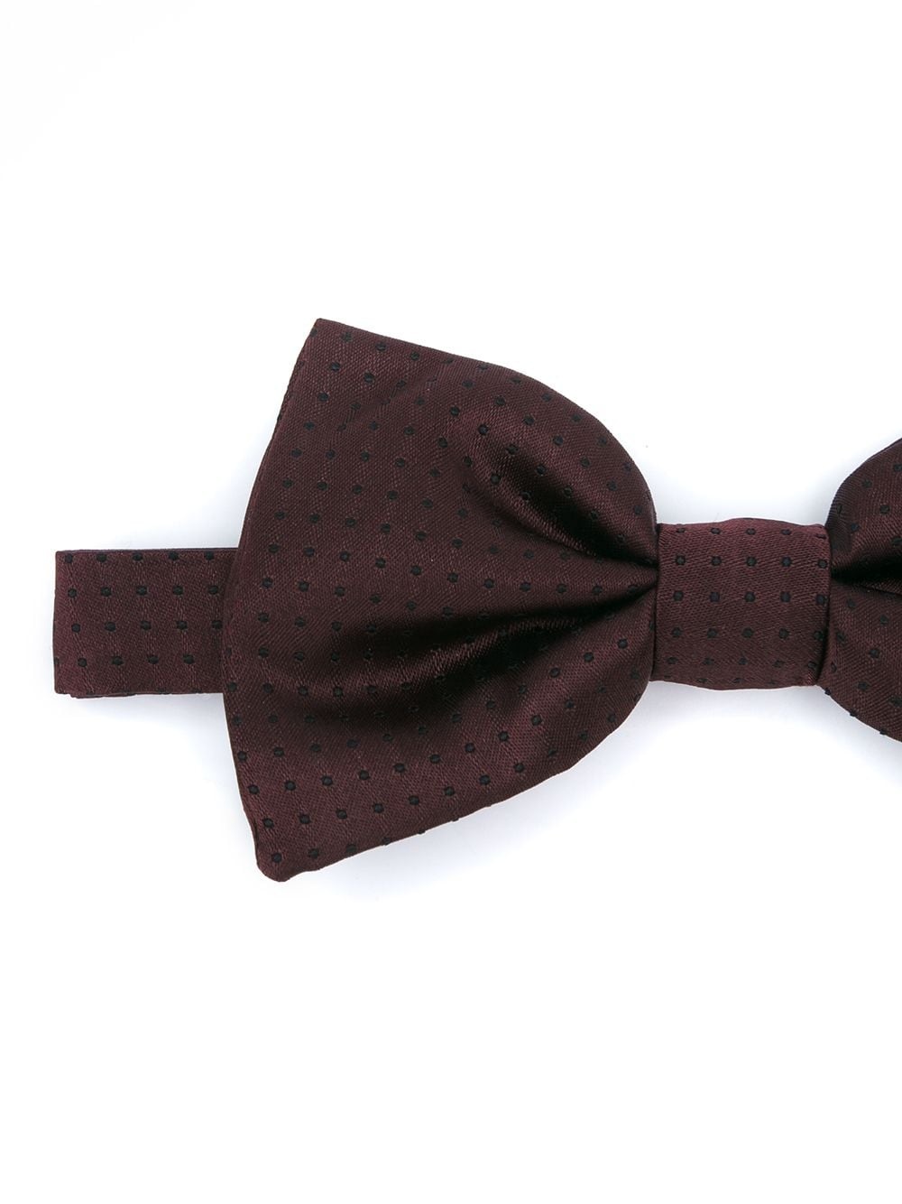 stitched polka dot bow tie - 2