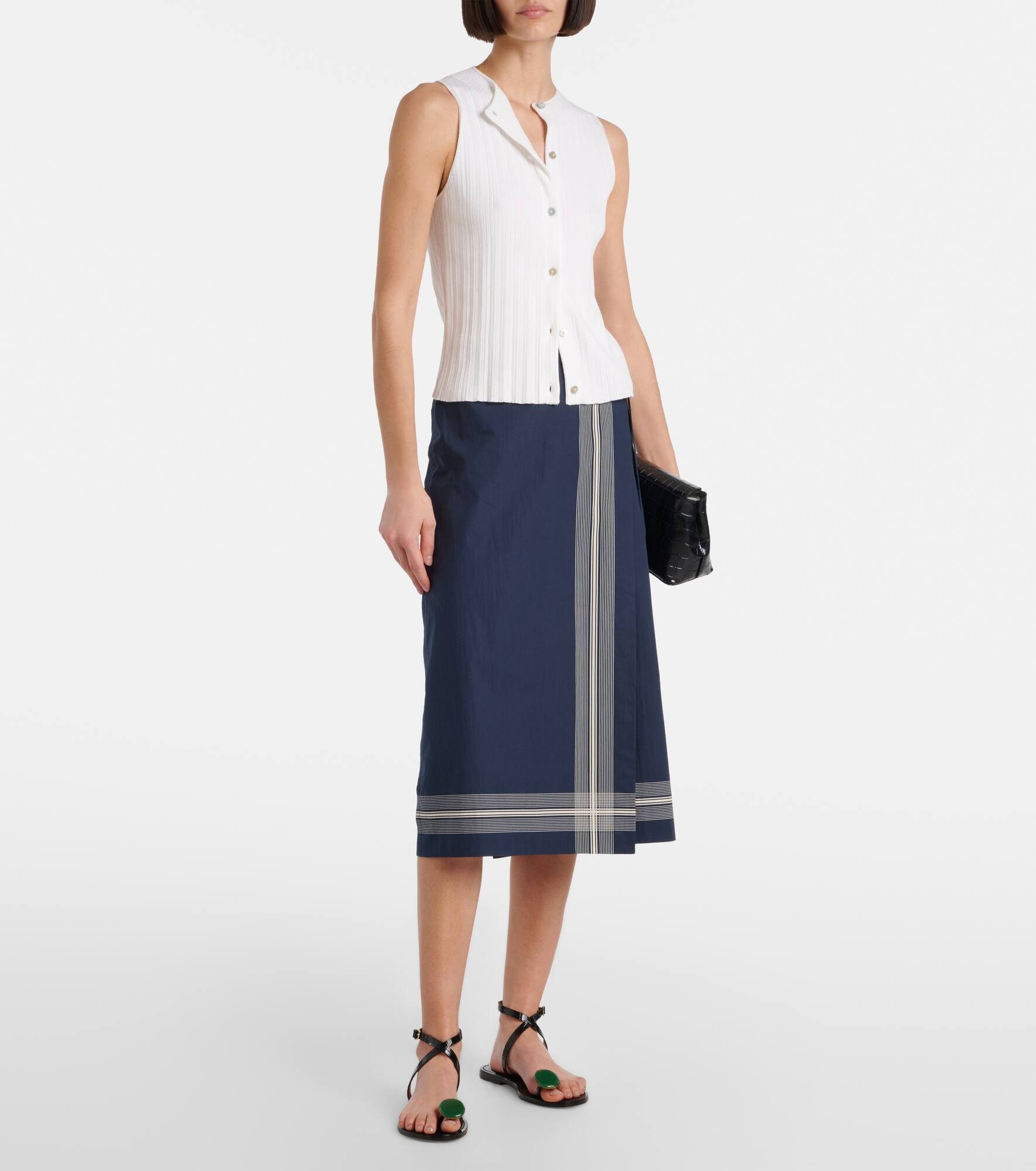 Ribbed cotton top - 2