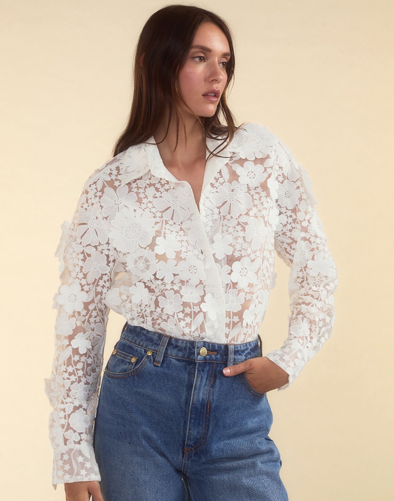 Blooming Lace Shirt - 4