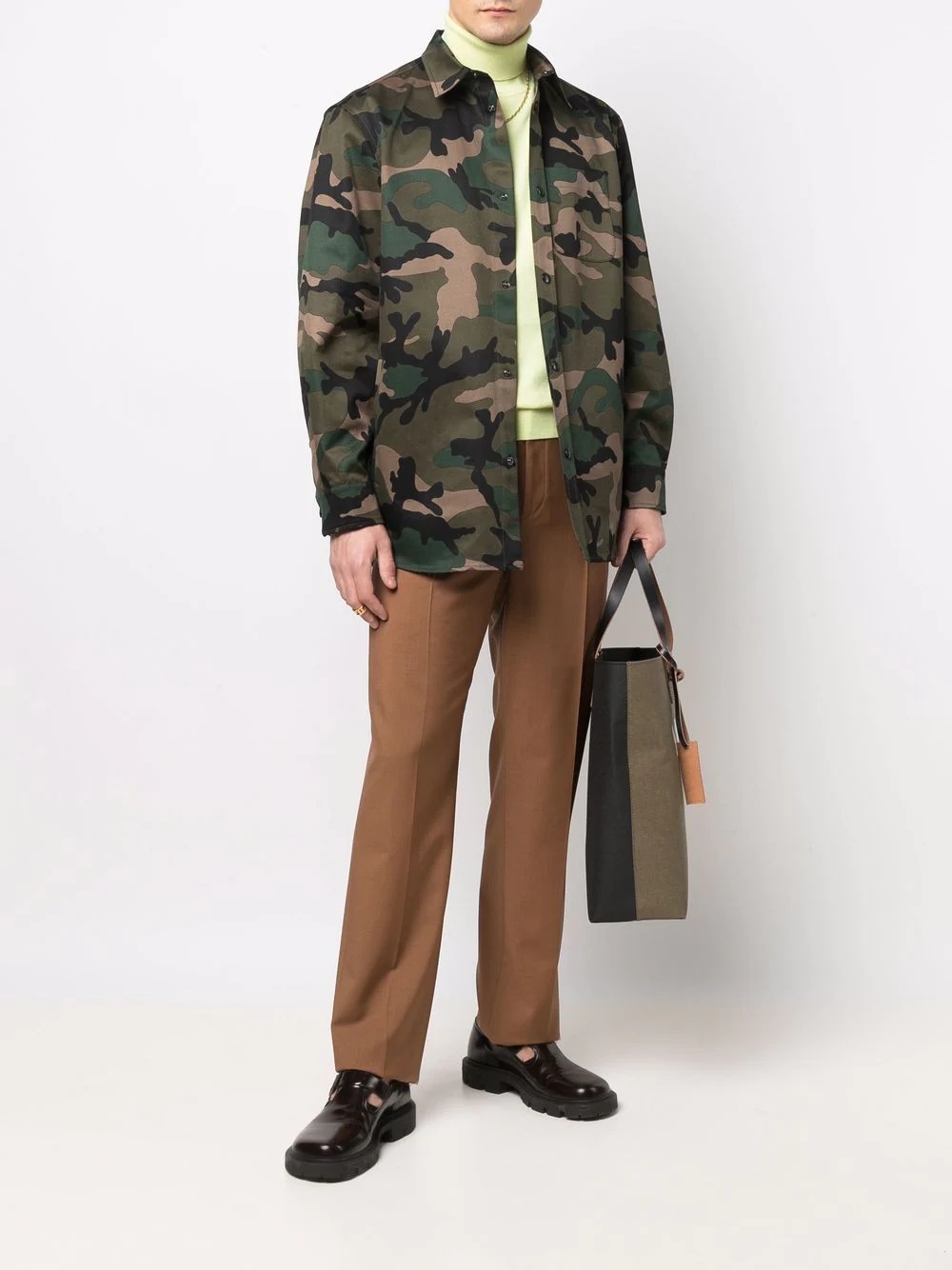 camouflage shirt jacket - 2