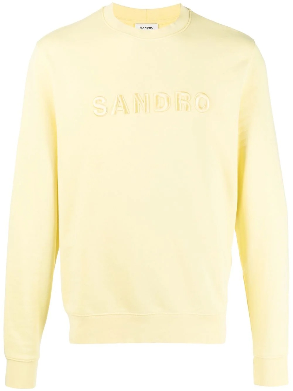 embroidered-logo cotton sweatshirt - 1