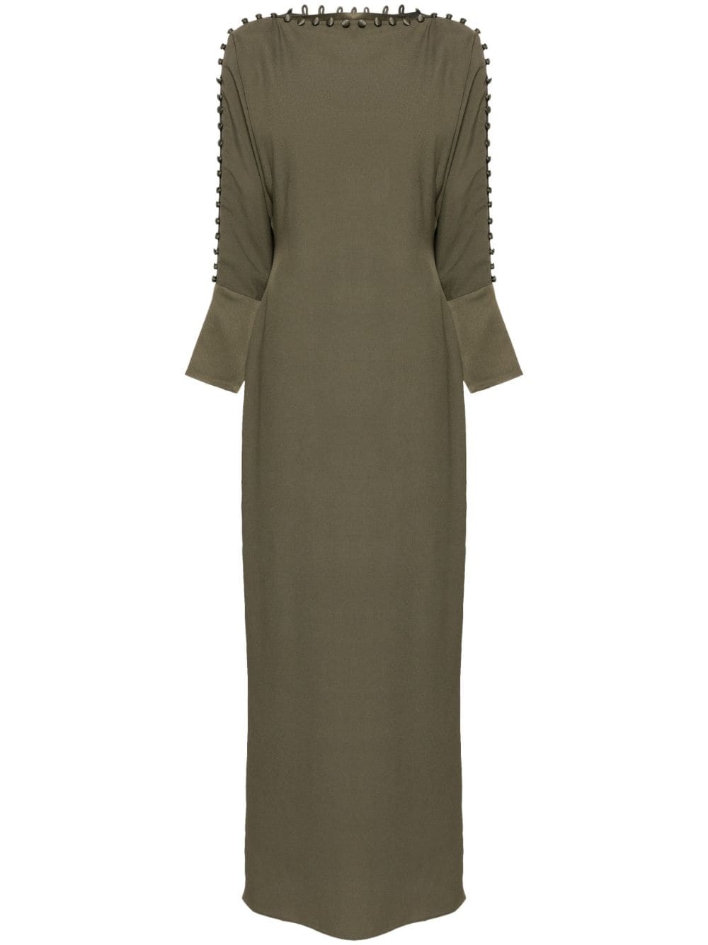 Mila decorative button-detail dress - 1