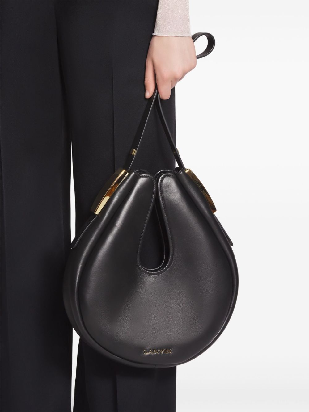 logo-lettering shoulder bag - 2