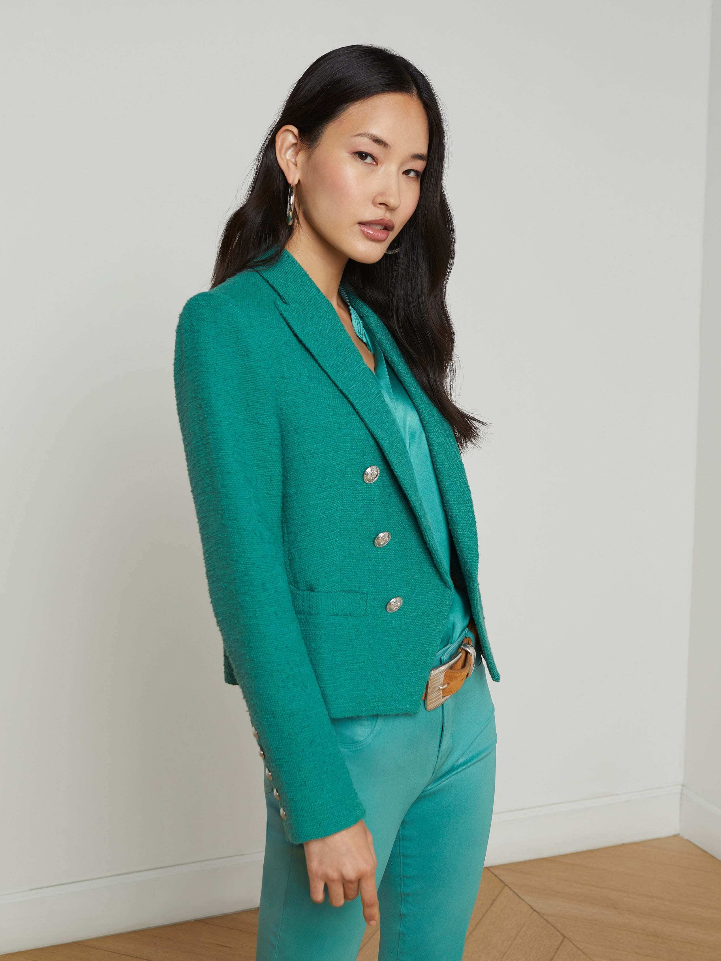 Brooke Open-Front Blazer - 4