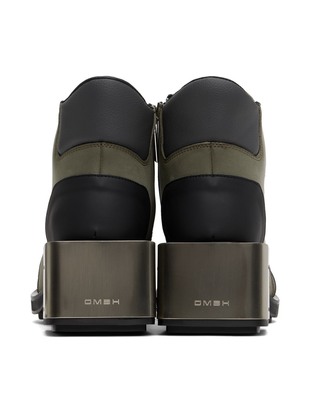 Khaki Baris Moto Boots - 2