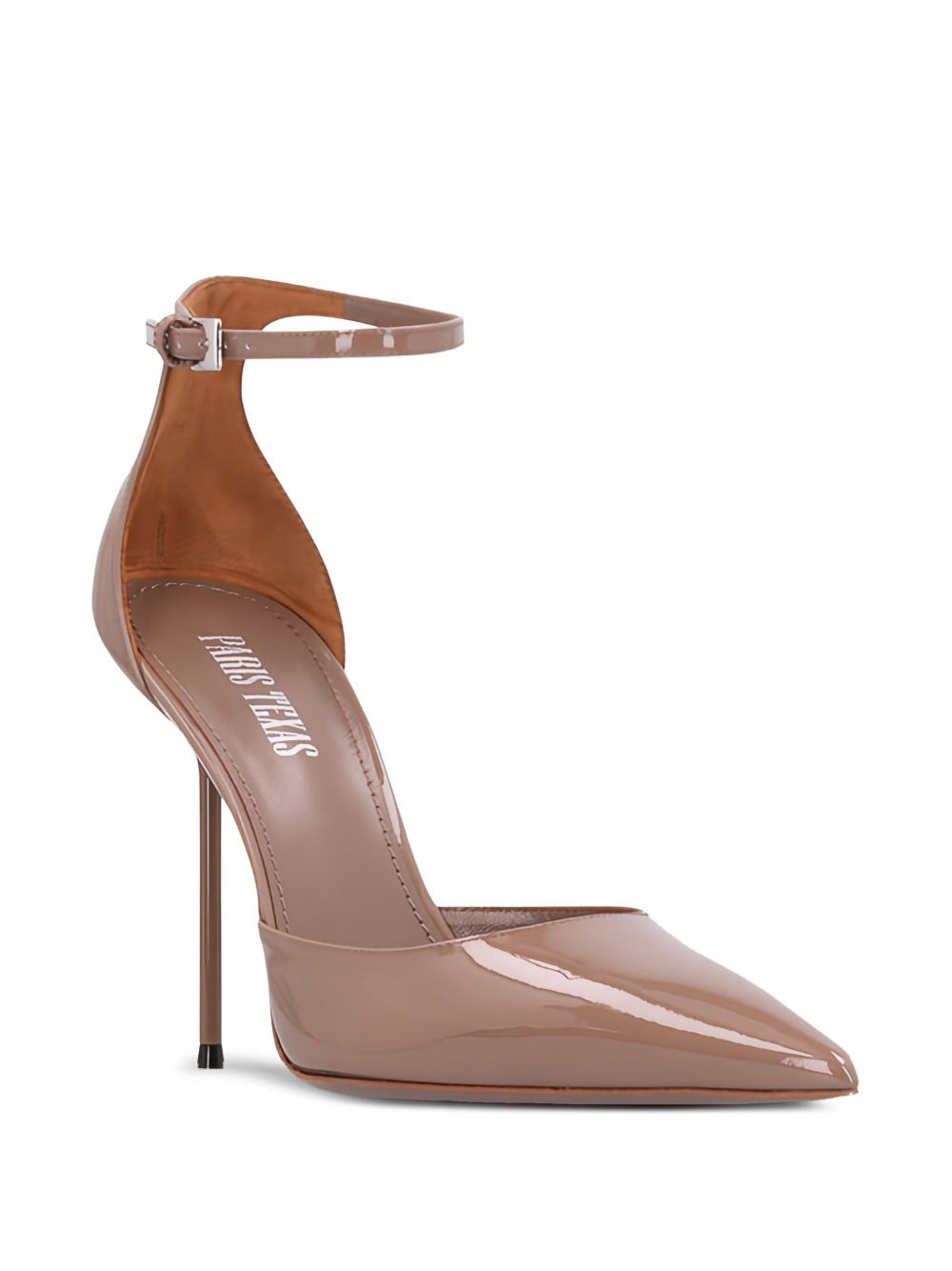 105mm Lidia ankle-strap patent-leather pumps - 2