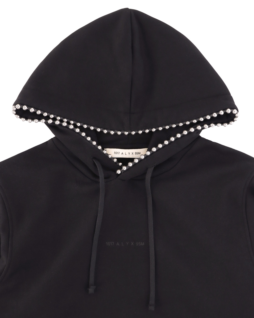 【ALYX】Black Cube Chain Graphic Hoodie 1017 ALYX 9SM: Black Cube Chain Graphic Hoodie | influenceu