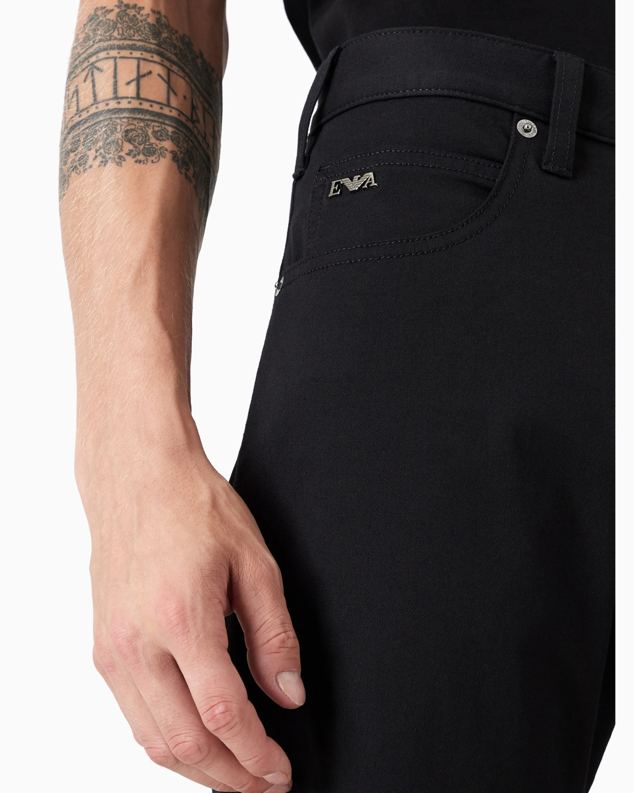 J45 Regular-fit, stretch-gabardine jeans - 6