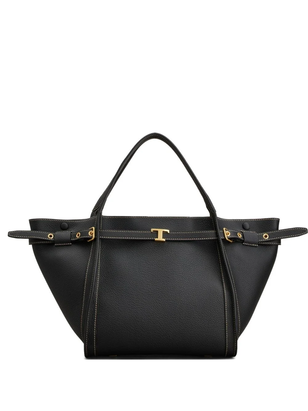 Small leather tote bag - 1