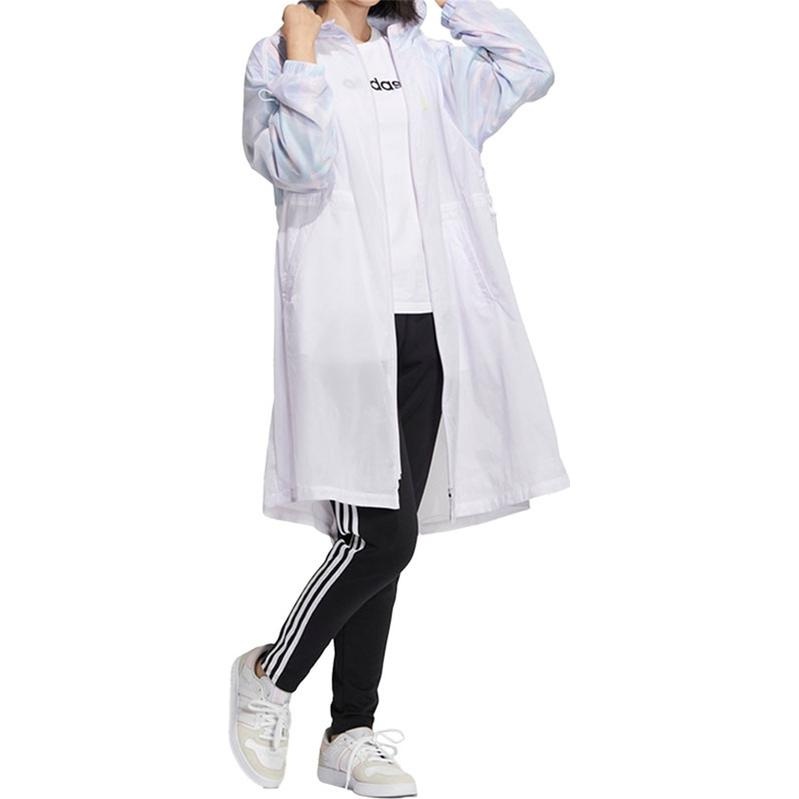 (WMNS) adidas Authentic NEO Hooded Sports Casual Jackets 'White' HF7265 - 4