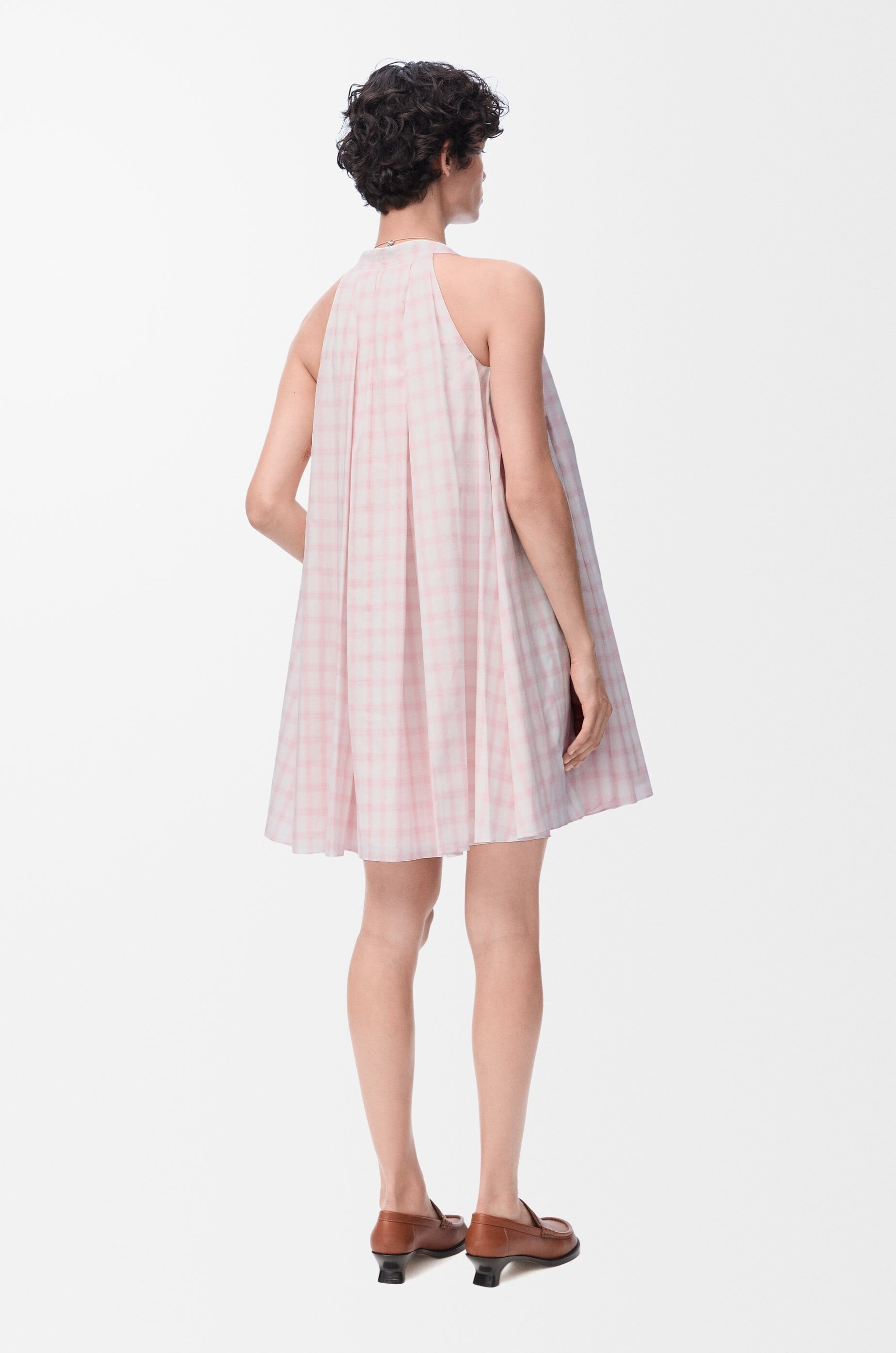 Trapeze dress in cotton - 3