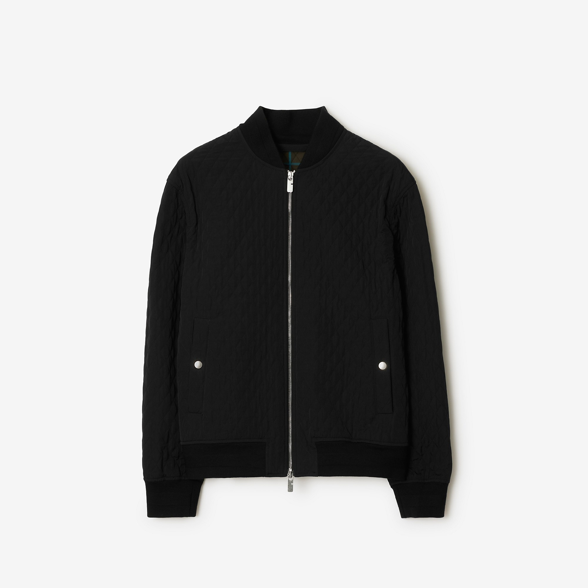 Quilted Nylon Bomber Jacket - 1