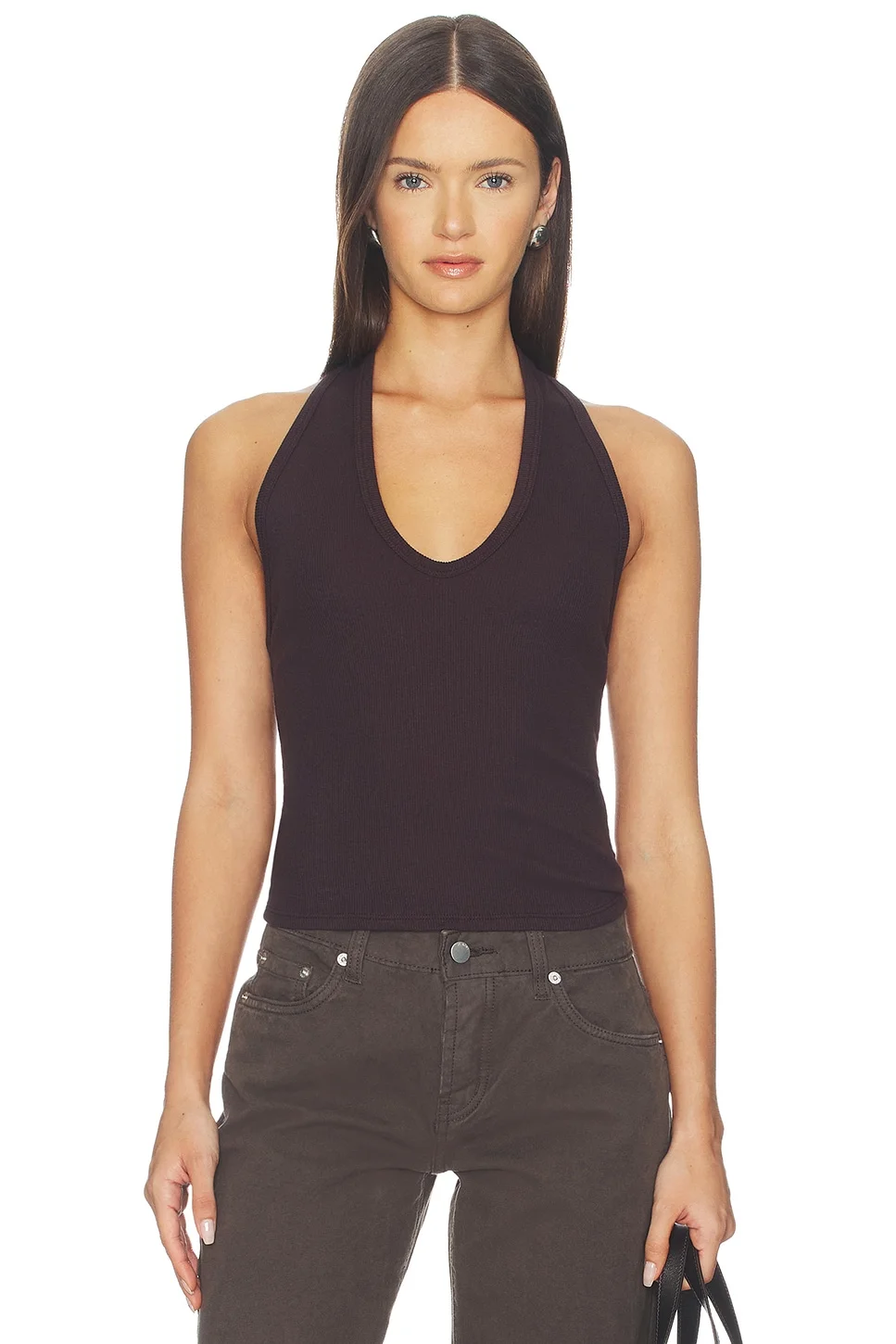 Cotton Rib U Halter - 1