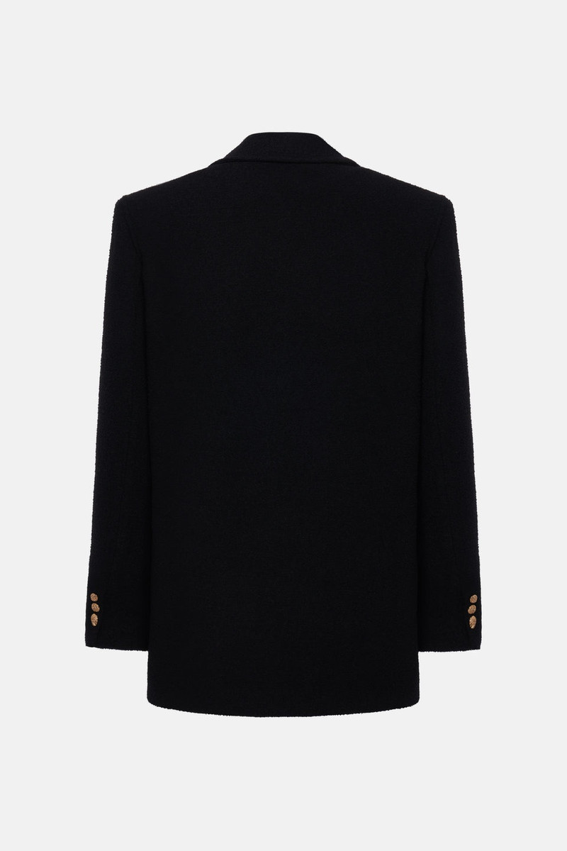 Alessandra Rich OVERSIZED TWEED BOUCLE JACKET outlook