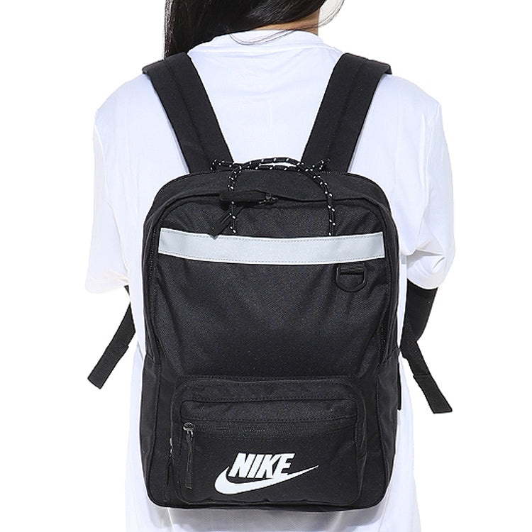 Nike mini Small schoolbag Large logo Athleisure Casual Sports Student schoolbag backpack Black BA592 - 6