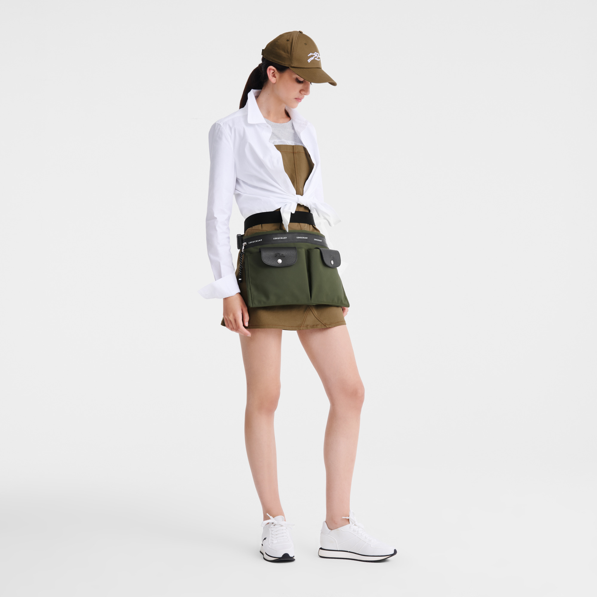 Le Pliage Energy L Crossbody bag Khaki - Canvas - 2