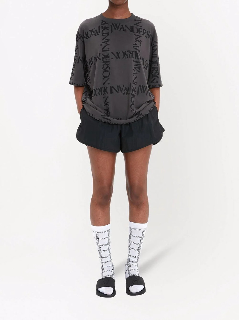 JW Anderson OVERSIZE LOGO GRID T-SHIRT outlook