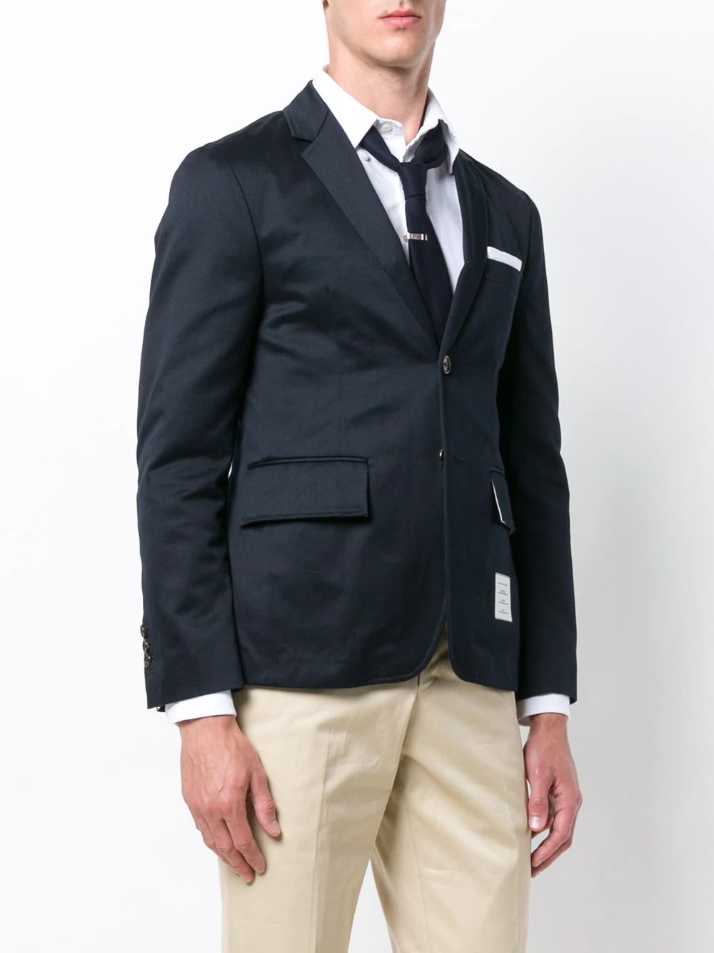 Unconstructed Cotton Sport Coat - 3