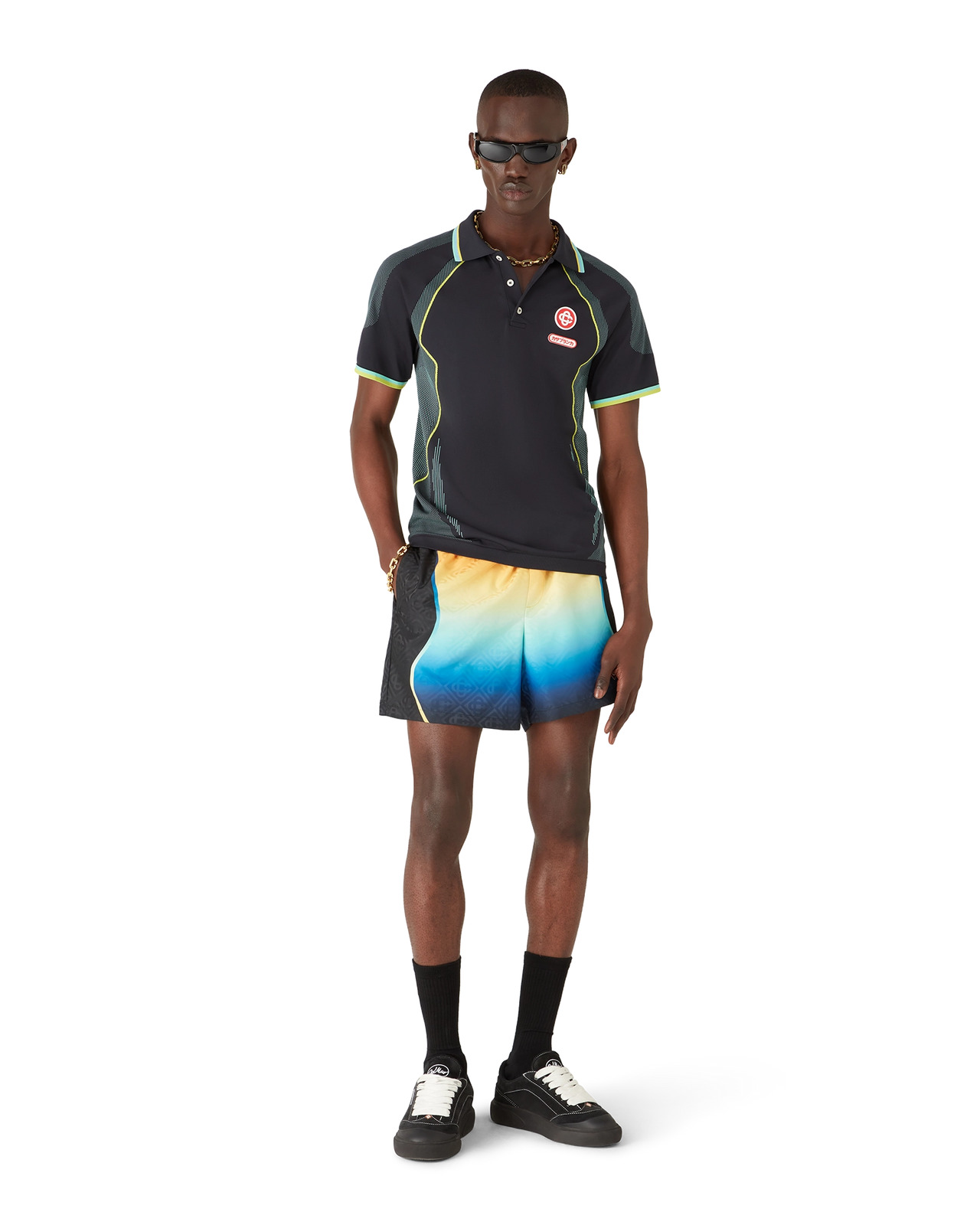 Gradient Jacquard Swim Shorts | Casablanca Paris - 2