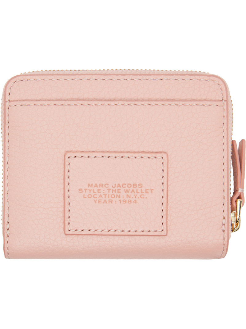 Marc Jacobs Pink 'The Leather Mini Compact' Wallet outlook