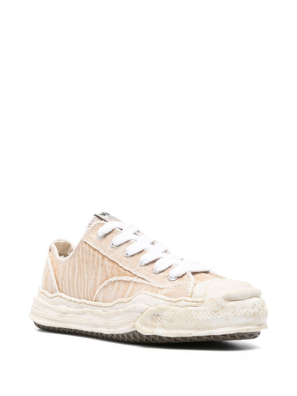 canvas low top sneakers - 2