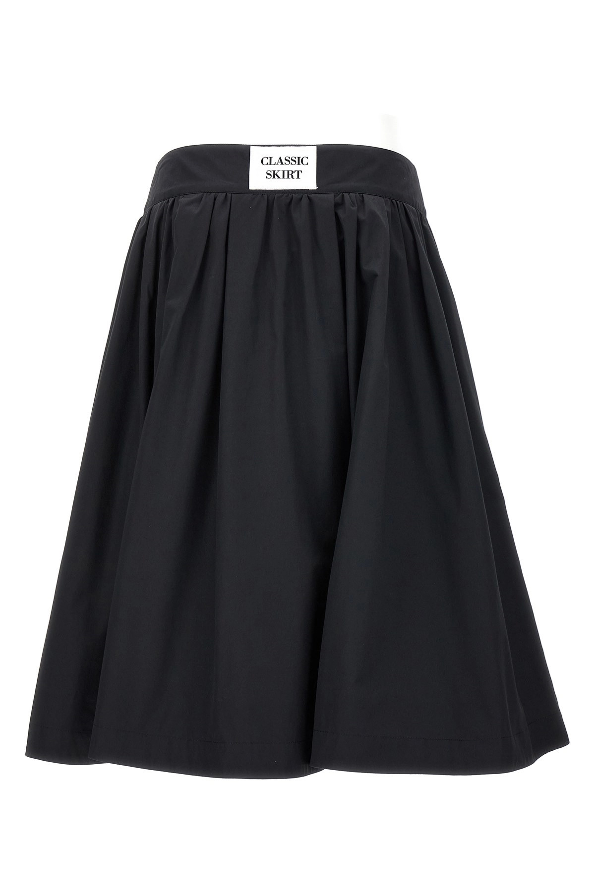 Jewel button nylon blend skirt - 3