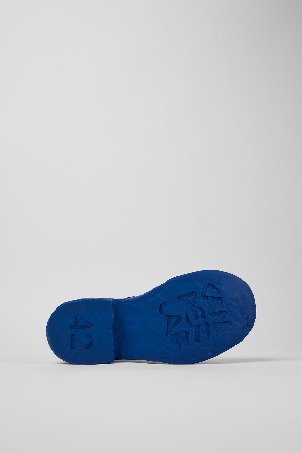 Blue Leather Blucher - 5